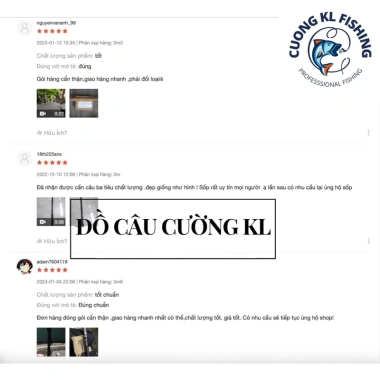 Cần câu ba tiêu Gama 80 - Câu tiêu, câu biển, giá ưu đãi 136.364 VND 7