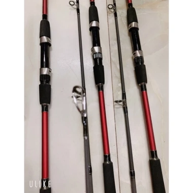 Cần câu cá 2 khúc rỗng RUBY ABC - Đọt to cacbon siêu khoẻ, bền, tải cá khủng, câu sông - 179k 3