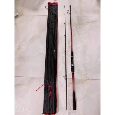 Cần câu cá 2 khúc rỗng RUBY ABC - Đọt to cacbon siêu khoẻ, bền, tải cá khủng, câu sông - 179k 6
