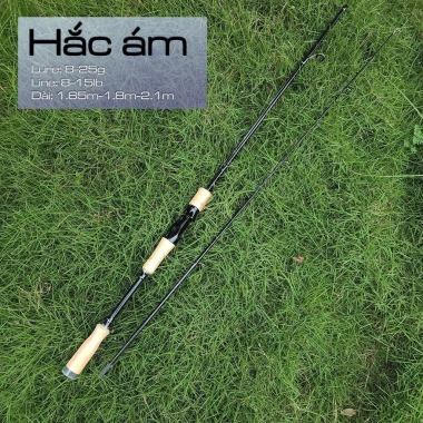 Cấn câu cá chuyên lure Hắc Ám đứng-ngang độ cứng M, chiều dài 1.65-2.1m, giá rẻ, chất lượng, chỉ 99.000đ