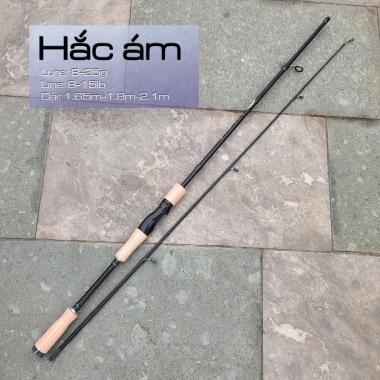 Cấn câu cá chuyên lure Hắc Ám đứng-ngang độ cứng M, chiều dài 1.65-2.1m, giá rẻ, chất lượng, chỉ 99.000đ