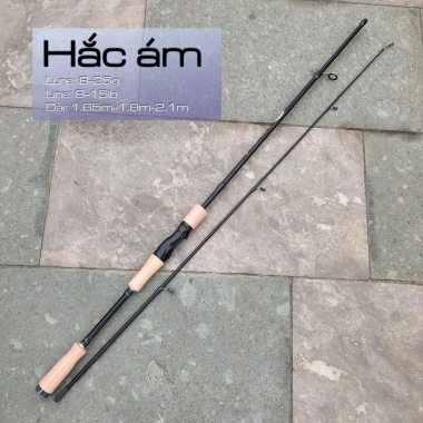 Cấn câu cá chuyên lure Hắc Ám đứng-ngang độ cứng M, chiều dài 1.65-2.1m, giá rẻ, chất lượng, chỉ 99.000đ