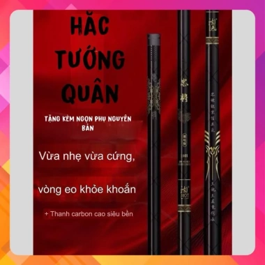 Cần câu đài Hắc Tượng Quân đa 4,5h‑10h, bền, chính xác, giá ưu đãi 1,350,000₫
