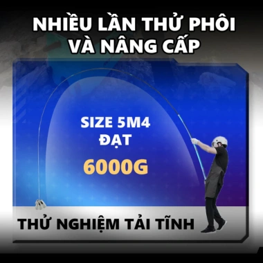 Cần câu đài săn hàng Fishing NGƯ ĐIẾU 6.500 - Carbon cao cấp CC-26, săn cá khủng
