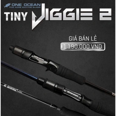 Cần câu jig TINY JIGGIE 2 dài 1m8 - nhẹ, bền, giá ưu đãi 1.190.000 VNĐ