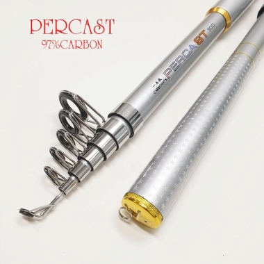 Cần câu lăng xê Percast 97% Carbon 2m1-3m6 CM-2 - Siêu bền, giá ưu đãi 100.000₫