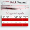 Cần câu lure Brick Samurai đầu bu chống xoắn carbon – 150.000đ (giảm từ 181.500đ) 9