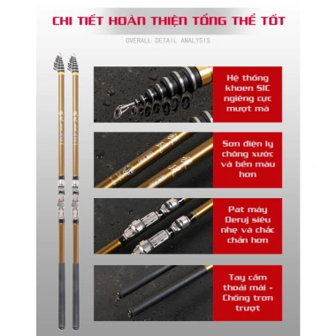 Cần câu máy ISO chính hãng STORM - Gọn nhẹ, cực hiệu quả, câu đơn đài xa bờ, giảm giá 22%