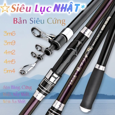 Cần Câu Máy Lục Nhật Siêu Cứng, Tải Mồi 200-300g, Câu Xa Bờ - Giá ưu đãi 1,582,000 VND