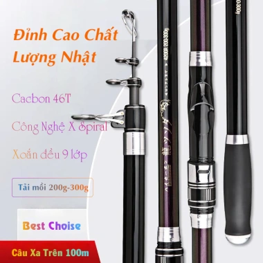 Cần Câu Máy Lục Nhật Siêu Cứng, Tải Mồi 200-300g, Câu Xa Bờ - Giá ưu đãi 1,582,000 VND