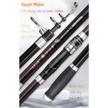 Cần Câu Máy Lục Nhật Siêu Cứng, Tải Mồi 200-300g, Câu Xa Bờ - Giá ưu đãi 1,582,000 VND