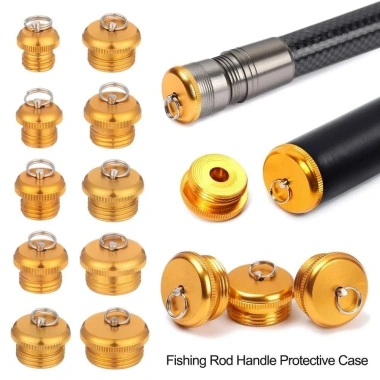Cần câu NLINNI phía sau cắm hợp kim nhôm, thanh vàng, nút chặn vít - Giá chỉ 40.700₫