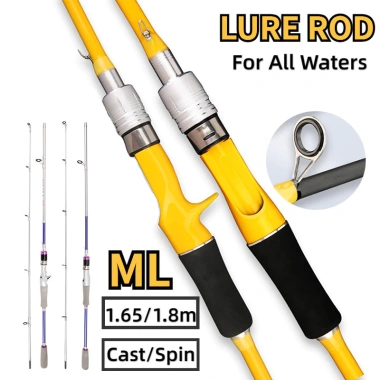 Cần câu sợi Carbon siêu nhẹ 1.65‑1.80m, jigging cá hồi, mồi 3‑20g, cực đầu rắn