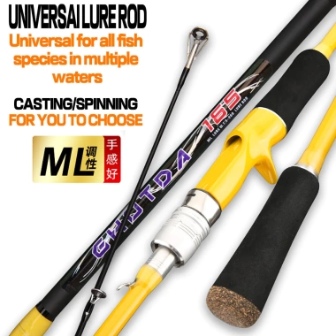 Cần câu sợi Carbon siêu nhẹ 1.65‑1.80m, jigging cá hồi, mồi 3‑20g, cực đầu rắn