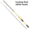 Cần câu sợi Carbon siêu nhẹ 1.65‑1.80m, jigging cá hồi, mồi 3‑20g, cực đầu rắn 6