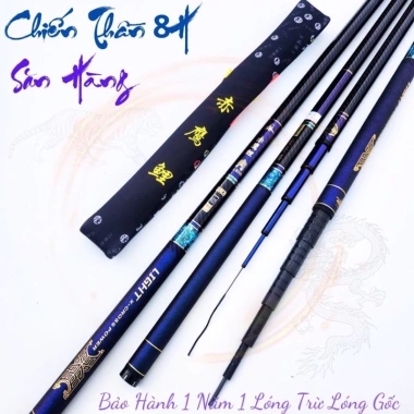 Cần câu tay 8h Chiến Thần - Tải cá 1-15kg, nhấc tĩnh 5kg, tặng ngọn phụ - 256.500 VND
