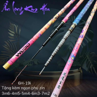 Cần câu tay Ẩn Long Kim Hoa 6h + ngọn phụ - Giá chỉ 260.000, giảm 20%