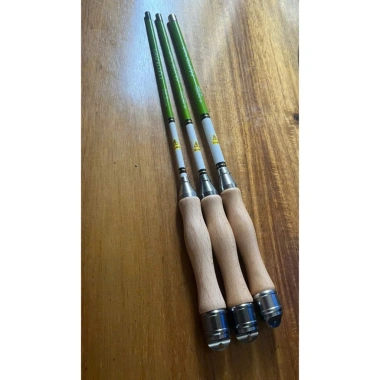 Cần câu tay carbon cán gỗ 30cm, ngọn 0.70mm 3H phân bố lực 4:6 - Siêu nhẹ, gập gọn, giá 220.500đ