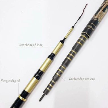 Cần câu tay Tiểu Ngư Vương 6H carbon - Siêu bền, nhẹ, giá chỉ 270.000₫