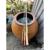Cần câu trúc gốc đẹp 3 khúc dài 2-3,3m, khắc chữ theo yêu cầu, giảm giá 450.000 VNĐ 4