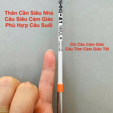 Cần Câu WuTu Fishing A1 cắm gốc sợi thủy tinh 1.4m độ cứng SUL - Giá chỉ 149k 8 Cần Câu WuTu Fishing A1 cắm gốc sợi thủy tinh 1.4m độ cứng SUL - Giá chỉ 149k 8
