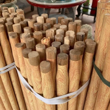 Cán chổi gỗ bạch đàn phi 2,8-3,2cm dài 115cm, giá ưu đãi 10.000đ 3
