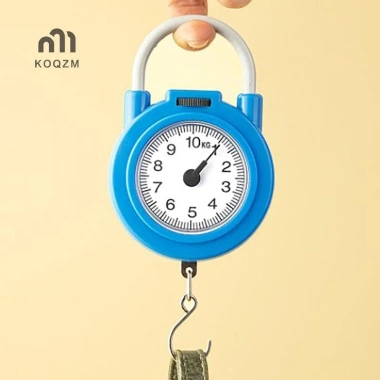 Cân cơ khí di động 10kg KOQZM - Độ chính xác cao, cân lò xo, dùng cho hành lý và bếp