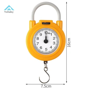 Cân cơ khí di động 10kg Velishy - Cân lò xo kỹ thuật số, độ chính xác cao, giá 43.400 VND 9 Cân cơ khí di động 10kg Velishy - Cân lò xo kỹ thuật số, độ chính xác cao, giá 43.400 VND 9