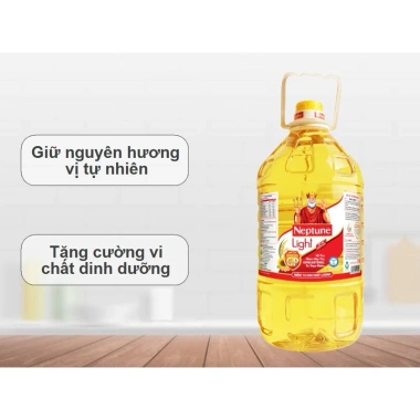 Can Dầu Ăn Cao Cấp Neptune 5L - Giá chỉ 340.000 dong, chất lượng chuẩn thực phẩm, thơm ngon, giảm giá hấp dẫn