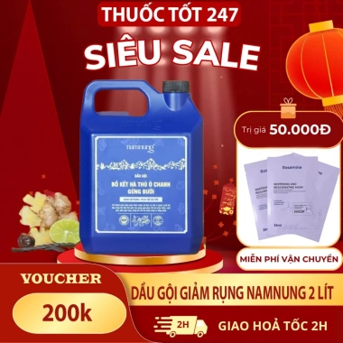 Can dầu xả NAM NUNG 2 lít Xanh Dương tiết kiệm, giảm giá cho gia đình - 620.000₫