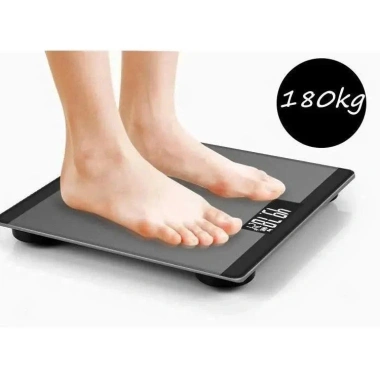 Cân điện tử 180kg đo BMI & 21 chỉ số, iOS/Android, sạc USB, gương, giá 69.000đ