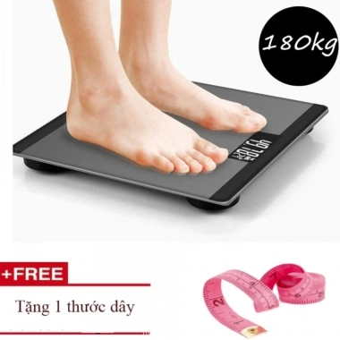 Cân điện tử 180kg đo cân nặng và nhiệt độ phòng - chịu lực cao, giá tốt, theo dõi sức khỏe 4