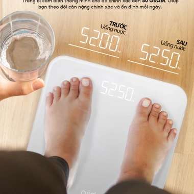 Cân Điện Tử Ajido S1 Lite – Cân Ký Thông Minh, Đo Sức Khỏe, Giá 285.000 giảm từ 342.000 2
