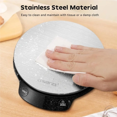 Cân Điện Tử Bếp CHWARES EK3.312 - Đo 0.1g/5kg, Màn hình LED, Dễ dọn dẹp, Giá 219.000₫ 5