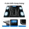 Cân điện tử Bluetooth sạc USB, phân tích chỉ số cơ thể, hiển thị nhiệt độ - Giá 100.000₫ 2