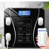 Cân điện tử Bluetooth sạc USB, phân tích chỉ số cơ thể, hiển thị nhiệt độ - Giá 100.000₫ 3