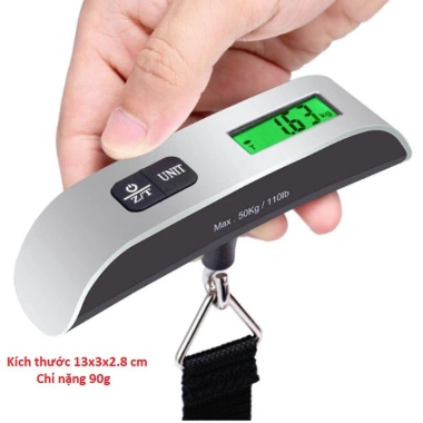 Cân điện tử cầm tay đa năng, đo cân hành lý nhanh, độ chính xác cao, 71.800 VND - Giảm 20%