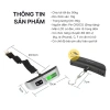 Cân điện tử cầm tay Hotech mini 50kg độ chính xác 10g có móc treo và đai buộc - Giá ưu đãi 74.250 VND 3