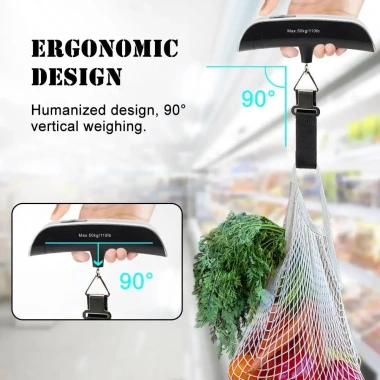 Cân Điện Tử Cầm Tay Mini 50Kg - Cân Hành Lý, Nhỏ gọn, Chính xác, Giá 73.000 4