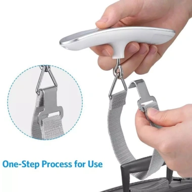 Cân Điện Tử Cầm Tay Mini 50kg Chính Xác Cao, Cân Valy Dễ Dàng, Kèm Pin Tela Shop 8