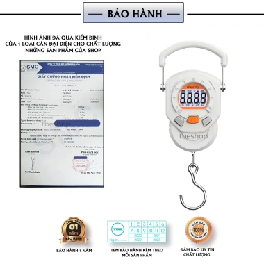 Cân Điện Tử Cầm Tay Mini 60kg WH A36 Chính Hãng - Độ Chính Xác 10g, Sạc Điện, Bảo Hành 1 Năm - Giá 179.000₫