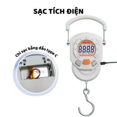 Cân Điện Tử Cầm Tay Mini 60kg WH A36 Chính Hãng - Độ Chính Xác 10g, Sạc Điện, Bảo Hành 1 Năm - Giá 179.000₫