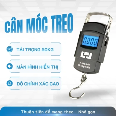 Cân điện tử cầm tay mini gọn, tay cầm thu gọn, dễ mang, chỉ 48.000đ 2