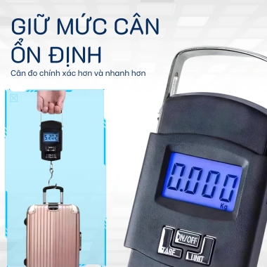 Cân điện tử cầm tay mini gọn, tay cầm thu gọn, dễ mang, chỉ 48.000đ 9