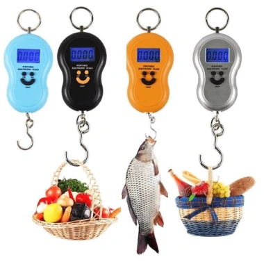 Cân điện tử cầm tay, móc hành lý, đo rau củ 5g‑10kg – Tiện lợi, giá 45.000₫