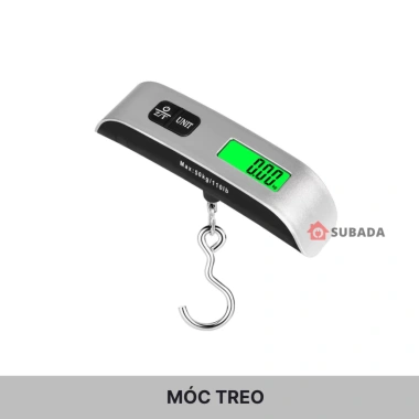 Cân điện tử cầm tay Subada 50kg, móc treo, đai buộc, độ chính xác 10g 10 Cân điện tử cầm tay Subada 50kg, móc treo, đai buộc, độ chính xác 10g 10