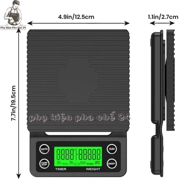 Cân Điện Tử Cao Cấp Timer Scale LCD - Cân Pha Chế, Nhà Bếp, Giá 60.000đ
