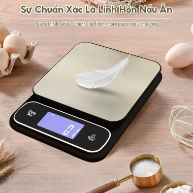 Cân điện tử chống nước 5kg/0.1g - Cân thực phẩm và pha chế, giá chỉ 55.000₫