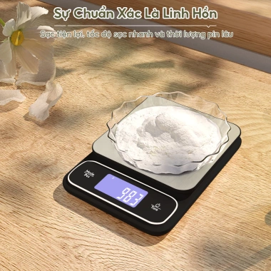 Cân điện tử chống nước 5kg/0.1g - Cân thực phẩm và pha chế, giá chỉ 55.000₫ 5 Cân điện tử chống nước 5kg/0.1g - Cân thực phẩm và pha chế, giá chỉ 55.000₫ 5