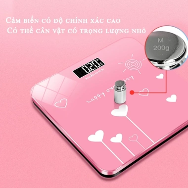 Cân điện tử DREAMOFLOVE chính xác cao, LED hiển thị, kính cường lực - 154.700₫ 4 Cân điện tử DREAMOFLOVE chính xác cao, LED hiển thị, kính cường lực - 154.700₫ 4